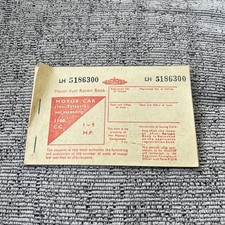 MOTOR FUEL RATION BOOK - FOR