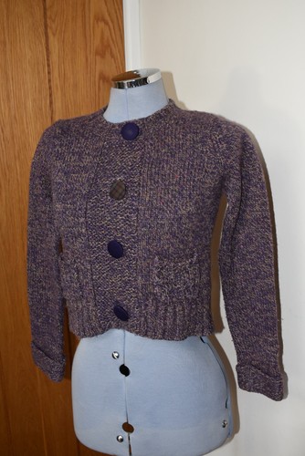 Zara knitted purple - purple,