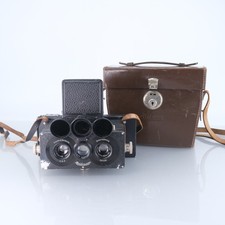 Rollei Heidoscop Stereo 6x13 Medium Format Camera Vintage 120 Film 3D Photograph