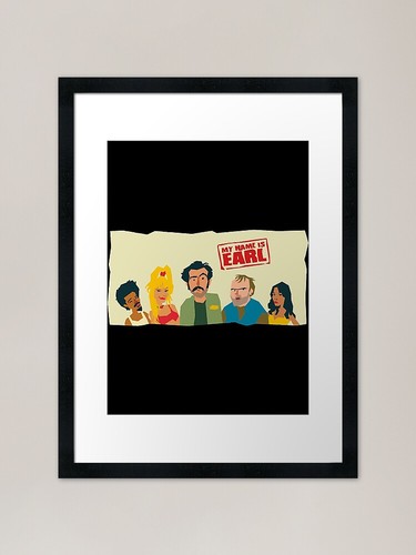 Name earl framed art - my,
