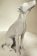 Whippet Head Tilt Dog Figurine