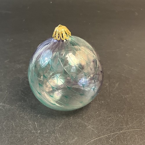 Blown glass orb - blown,