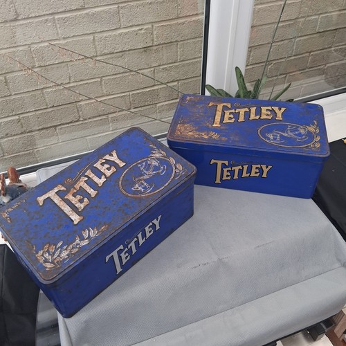 Vintage tetley tea tins shop - tea,