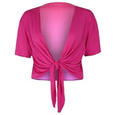Womens knot tie front shrug - womens,