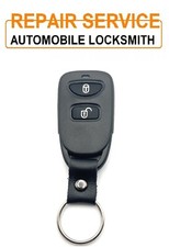 Hyundai Tucson Santa Fe 2005-2009 2 button remote key fob case battery repair