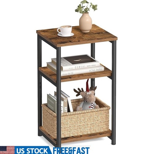 Industrial end table 3 - table, w/