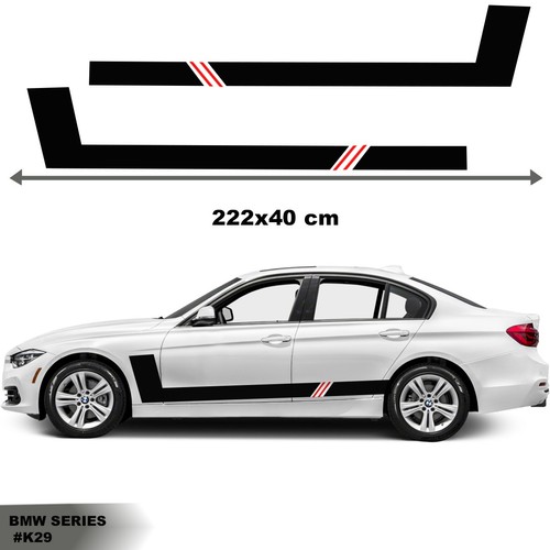 For bmw side racing stripes - side,
