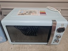 Swan Retro Microwave Oven - Blue 