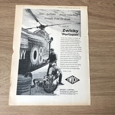 SAIR21 MAGAZINE ADVERT 11X8 THE ZWICKY “PORTAPAK” PUMPING UNIT