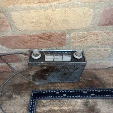 Vintage Car push button Valve ? Radio unsure of make & model