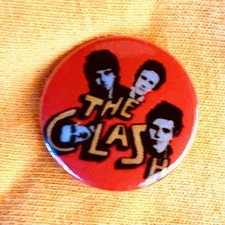 The Clash Repro 25mm Pin Badge