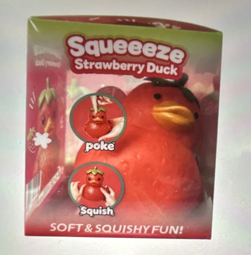Strawberry duck tactile - duck,