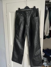 womens real leather trousers