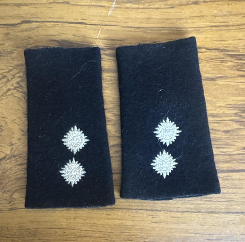 Black military uniform rank - black,