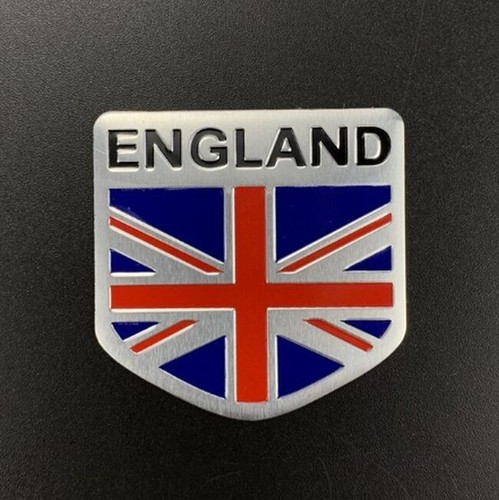 Union jack flag car badge - badge, peel