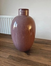 Large purple glazed stoneware - glazed,
