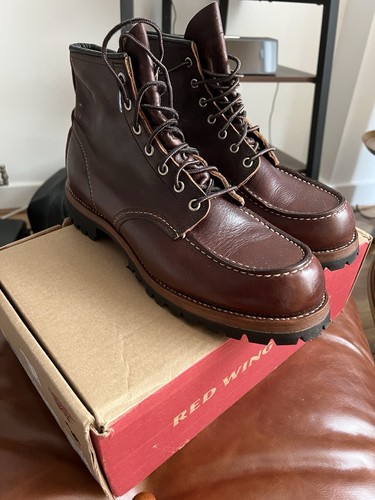 Red wing shoes leather moc - wing,