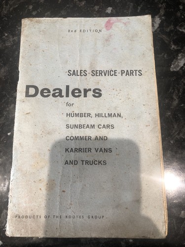Humber hillman sunbeam cars - sunbeam,