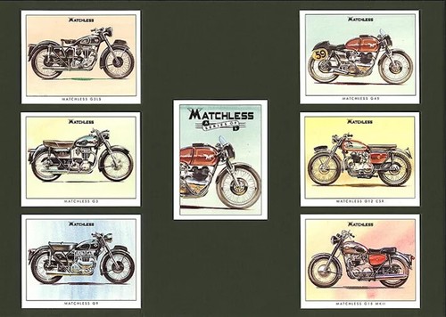 Matchless motorcycle card - motorcycle's,