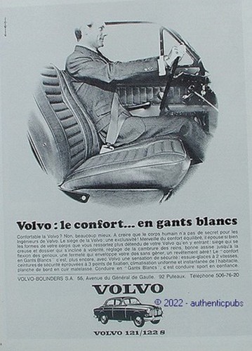 Advertisement volvo 121 122 - advertisement,