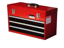 HALFORDS 3 DRAWER METAL PORTABLE TOOL CHEST, NEW