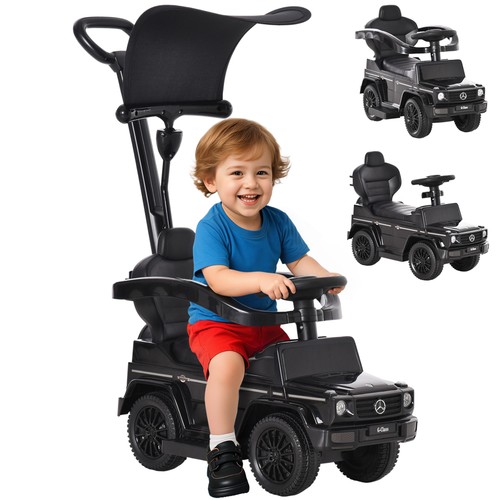 Homcom kids ride push - push, 3