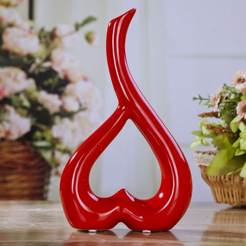 Heart shape ceramic vase - heart,