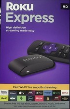 ROKU Express HD Streaming Media Player Black- Opened Never Used