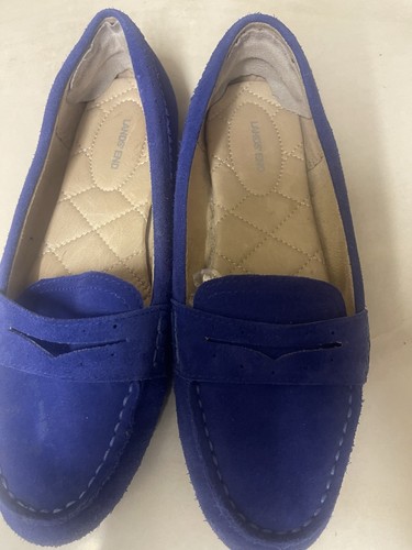 Land end royal blue - land’end-royal, suede