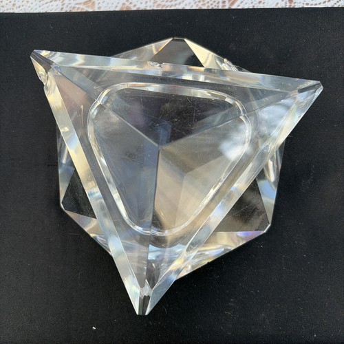 Mandruzzato glass bowl ashtray - mandruzzato,