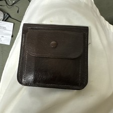 Leather Wallet Men Bifold Handmade Coin Pocket Gently Used