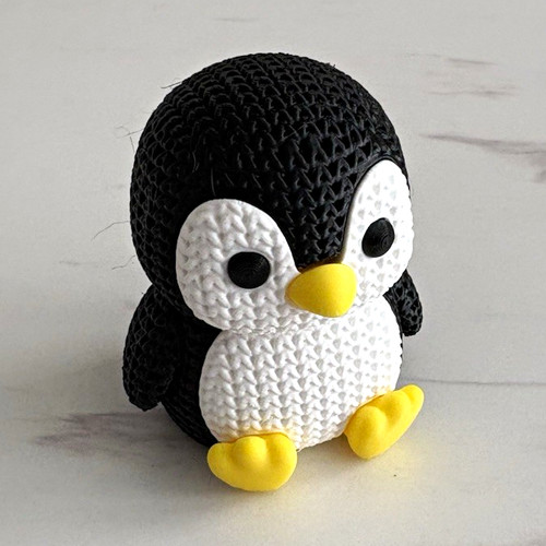 Printed penguin decor cute - penguin,