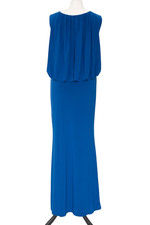 OSSIE CLARK Cobalt Blue Slinky