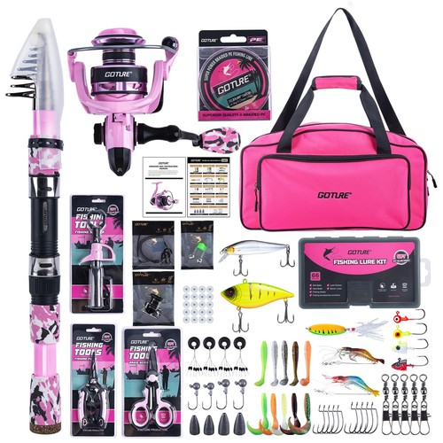 Goture pink fishing rod - goture,