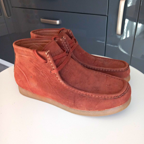 Men brown suede lace up - men's, lace-up