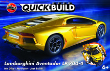 Airfix Quickbuild Lamborghini Aventador Yellow Model Kit