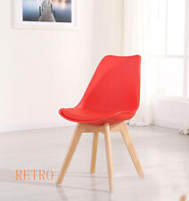 Wooden Retro tulip  style Chair  Dining  Designer  