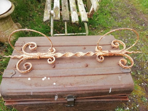 Antique wrought iron - iron, double