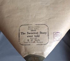 Vintage meloto pianola roll - .vintage,