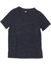 VINTAGE Boys T-Shirt Top 10-11 Years Large  Navy Blue Cotton PL14