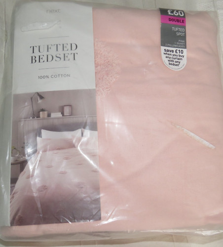 Next 100 cotton tuffed bedset - 100%,