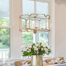LNC Modern Brushed Gold Cage