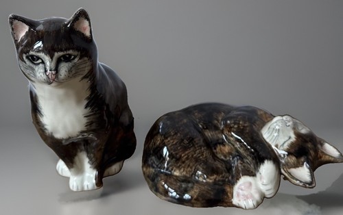 Vintage babbacombe pottery cat - vintage,