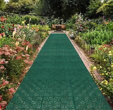 Plastic Garden Tiles Path Floor Lawn Paving Patio Deck Interlocking Nonslip Tile