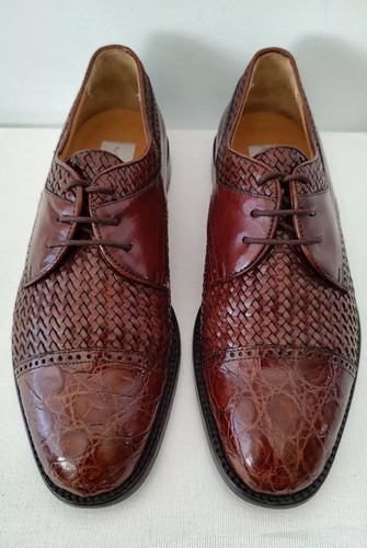 Mezlan genuine crocodile shoe - genuine,
