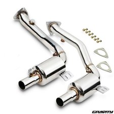 STAINLESS RACE EXHAUST DECAT