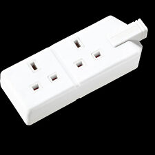 Permaplug WHITE 2 Gang 13A
