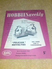 HOBBIES WEEKLY WITH PLANS  FOR