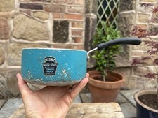 Vintage Heinz Baked Beans Sauce Pan Camping Very Well Worn Blue 2014