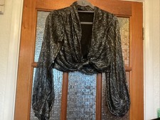 Ladies Sparkly Top Zara Size S Perfect for Xmas Parties Worn Once